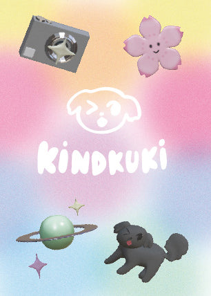 Cartela de Adesivos KINDKUKI