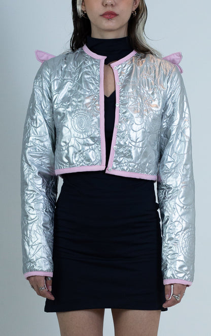 Bomber Jacket Silver Dream - Tamanho P